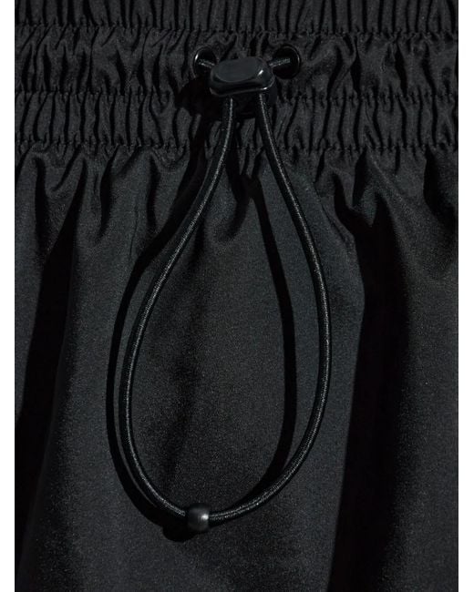 Adidas Black Three-Stripe Drawstring Trousers