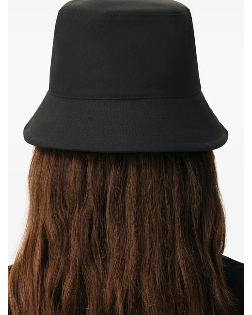 AMI Black Embroidery Bucket Hat