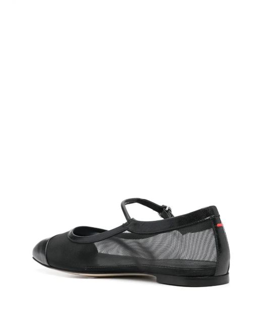 Aeyde Black Uma Ballet Flats
