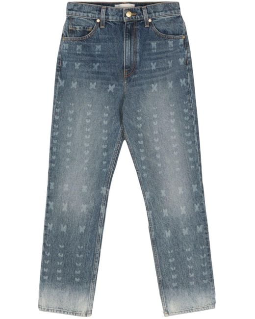 Ulla Johnson Blue The Cropped Agnes Jeans