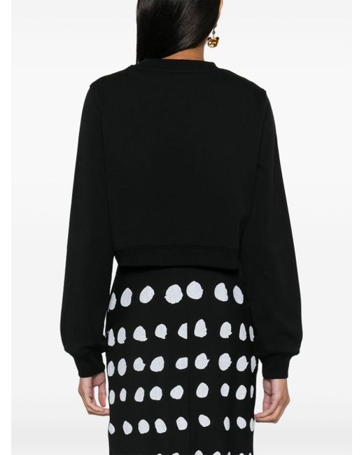 Moschino Sweater Met Logoprint in het Black