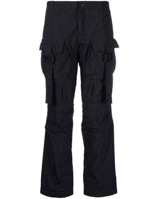 Fendi Blue Low-rise Cargo Sport Trousers