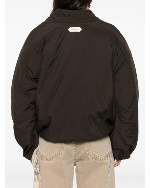 Jacquemus Black The Paysan Shawl-Collar Puffer Jacket