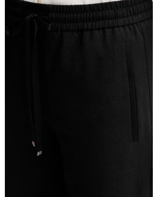 Boss Black Wide-Leg-Hose Mit Kordelzug