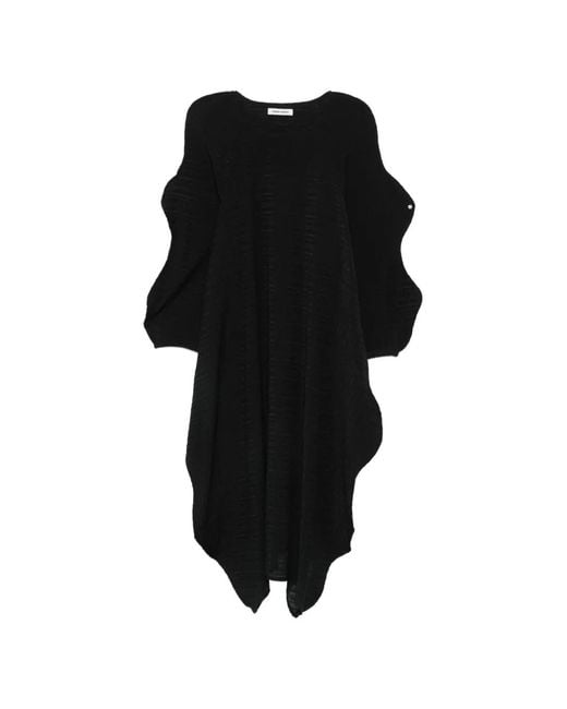 Henrik Vibskov Black Robe Octo À Design Drapé
