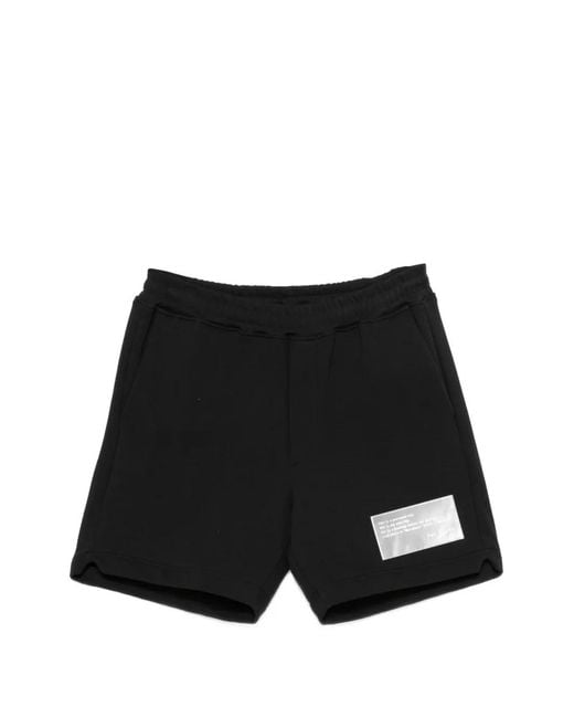 Low Brand Logo-Patch Shorts in Black for Men | Lyst UK