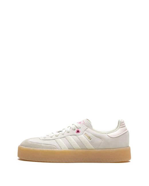 Adidas White Sambae "valentine's Day" Sneakers