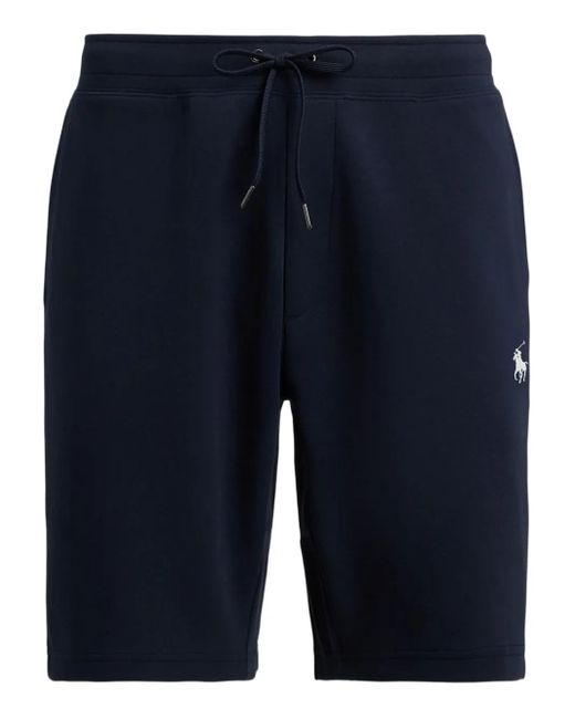 Polo Ralph Lauren Blue Drawstring Logo-Detail Shorts for men