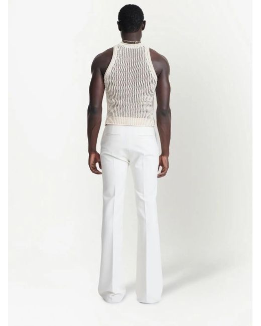 Dion Lee Natural Grid Mesh Tank Top