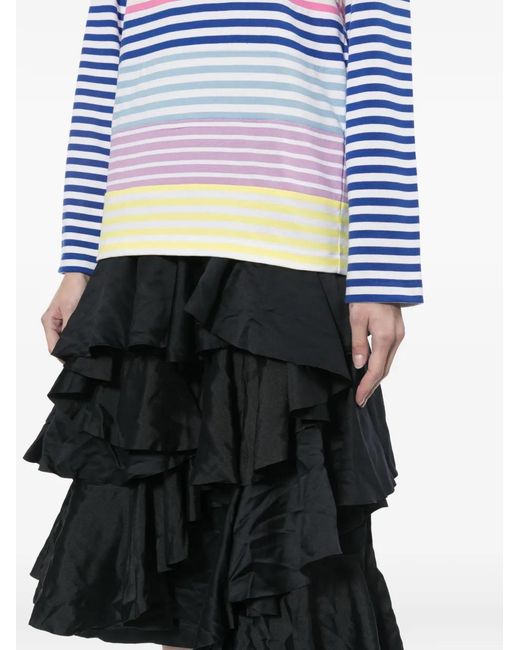 Comme des Garçons Black Ruffled Skirt