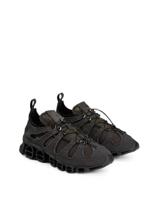 Adidas Black Mesh-Panel Toggle-Fastening Sneakers