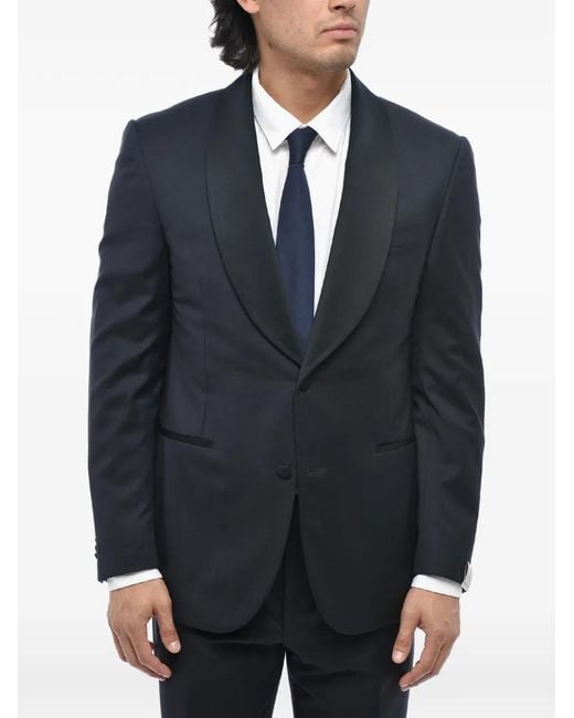 Corneliani Blue Cerimonia Academy Dinner Suit for men