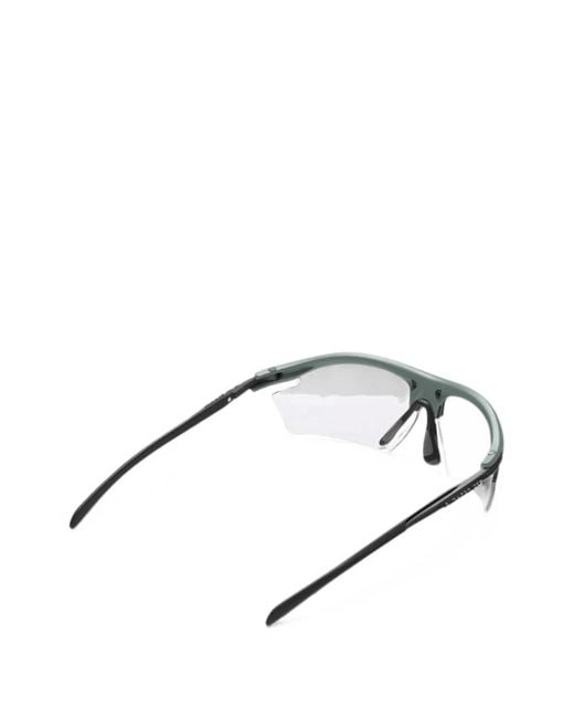 Rudy Project Gray Rydon Geometric-Frame Sunglasses