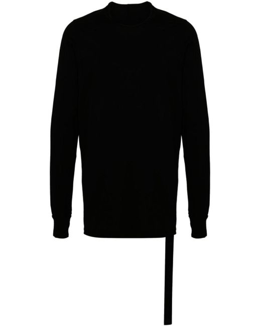 Rick Owens Level LS T-Shirt aus Bio-Baumwolle in Black für Herren