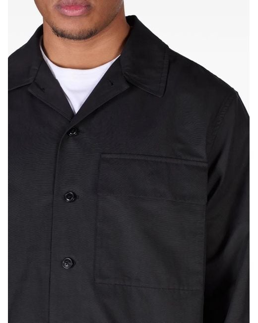 CIARAN Blue Chest-Pocket Overshirt