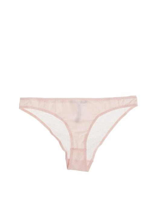 Stella McCartney Pink Mesh-Panelled Briefs