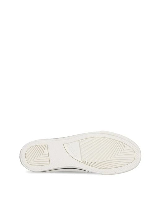 Guess Black Carey Monogram-Pattern Low-Top Sneakers