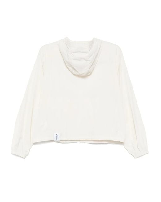 Chocoolate White Logo-Print Jacket