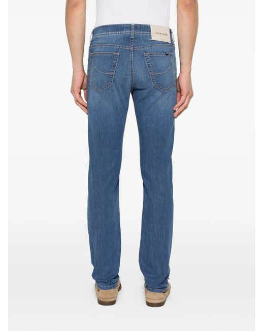 Jacob Cohen Blue Slim Fit Denim Jeans for men