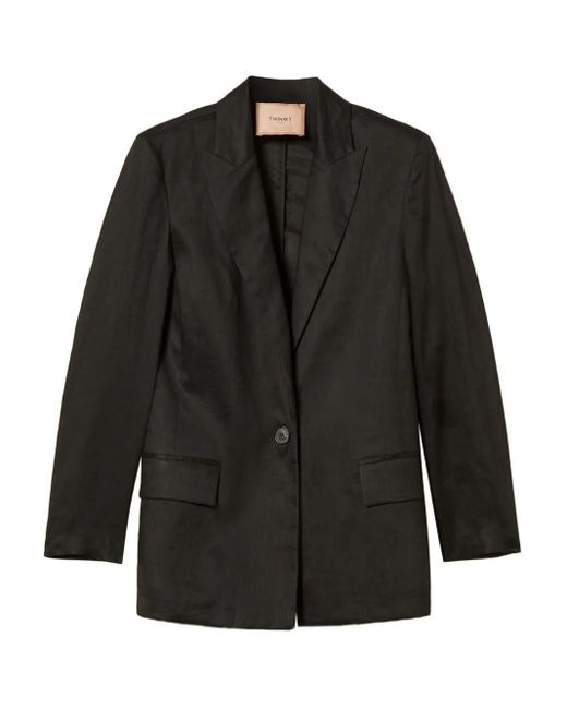 Twinset ウーブン ジャケット Black