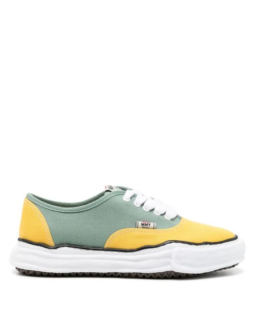 Maison Mihara Yasuhiro Green Baker Low-Top Sneakers