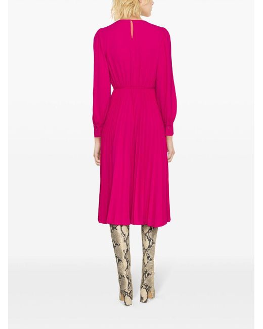 Nissa プリーツスカート ドレス Pink