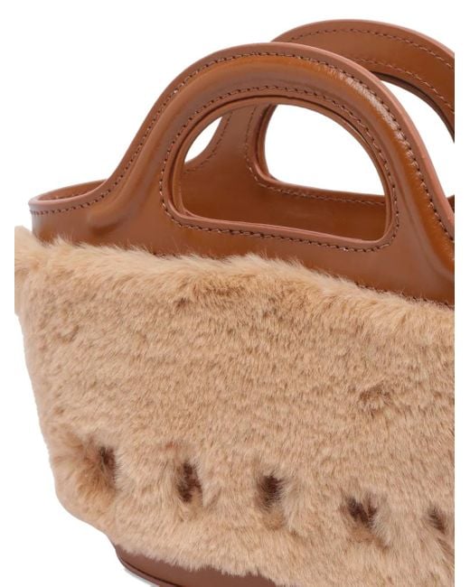 Marni Brown Mini-Tasche Mit Besatz