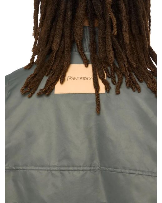 J.W. Anderson Gray Zip-Fastening Bomber Jacket for men