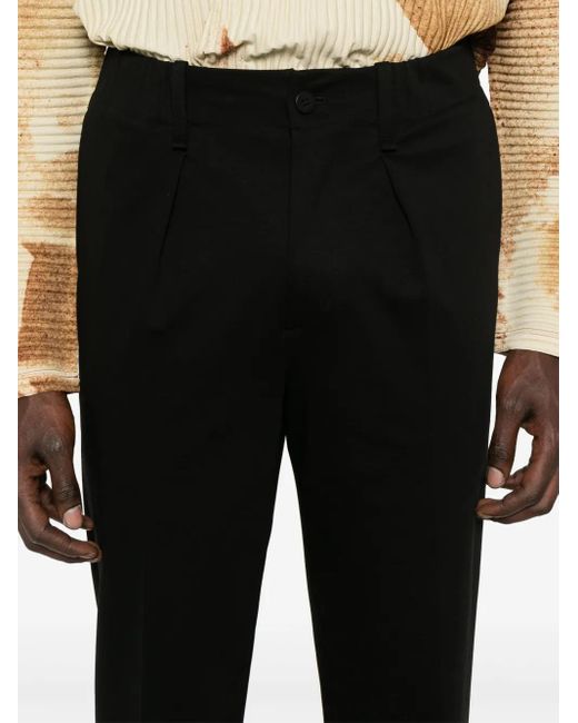 Issey Miyake Black Simple Ensamble Trousers