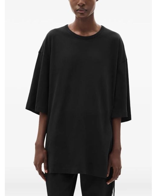 Ann Demeulemeester Black Aga Brushed Jersey T-Shirt