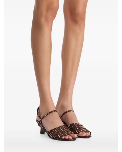 Khaite Red Drew Sandals