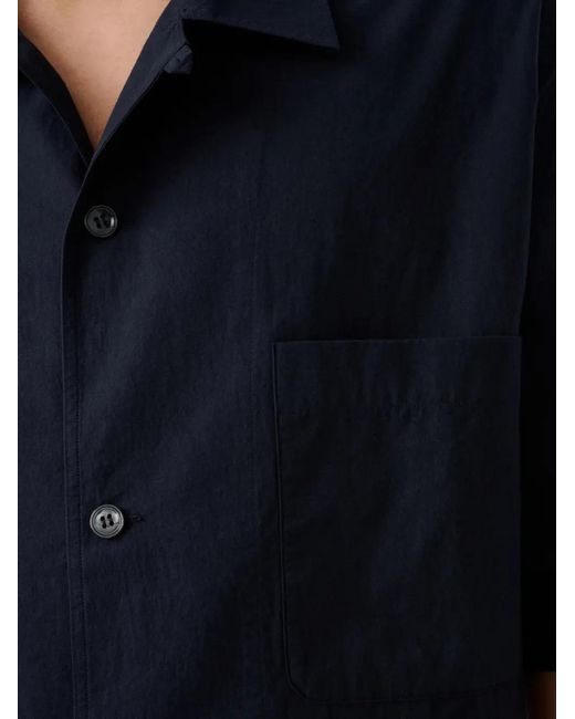 Studio Nicholson Blue Agios Chest-Pocket Shirt for men