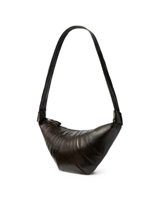 Lemaire Black Medium Croissant Bag