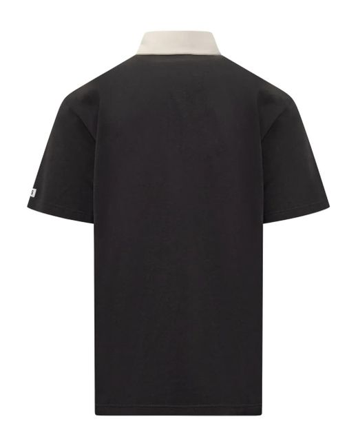 Gcds Black T-Shirt Polo for men
