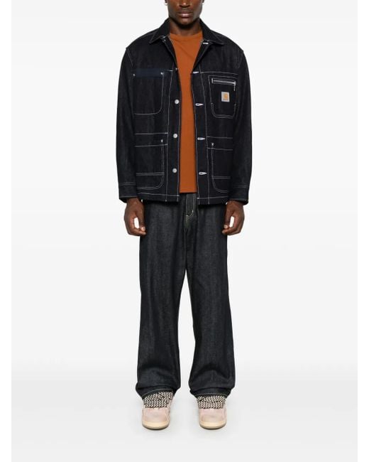 Junya Watanabe Blue Collaborative Denim Jacket for men
