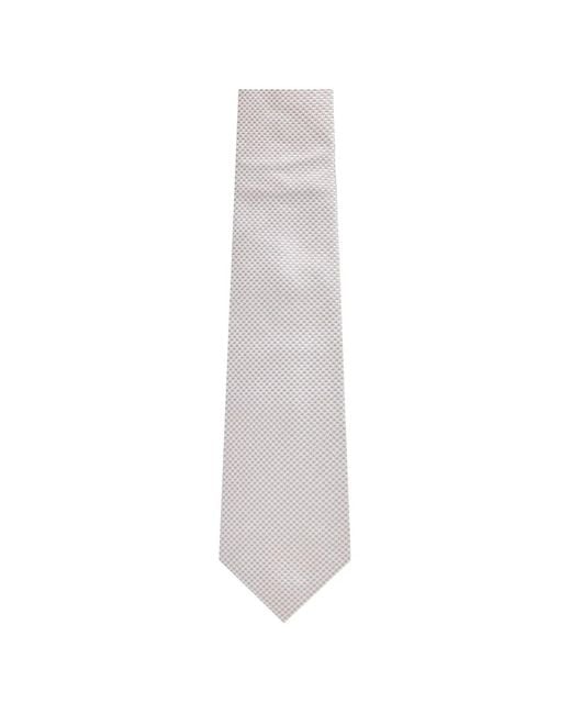 Cravatta A Fantasia di Corneliani in White da Uomo