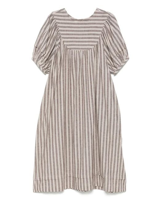 CAWLEY STUDIO Brown Romy Midi Dress