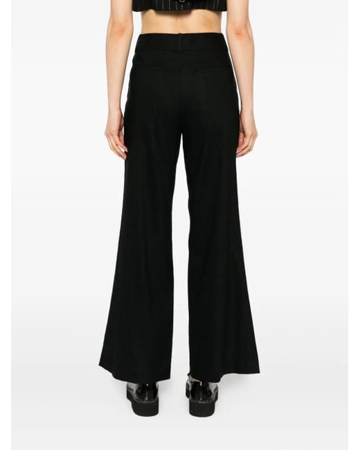 Alice + Olivia Broek Met Wijde Pijpen in het Black