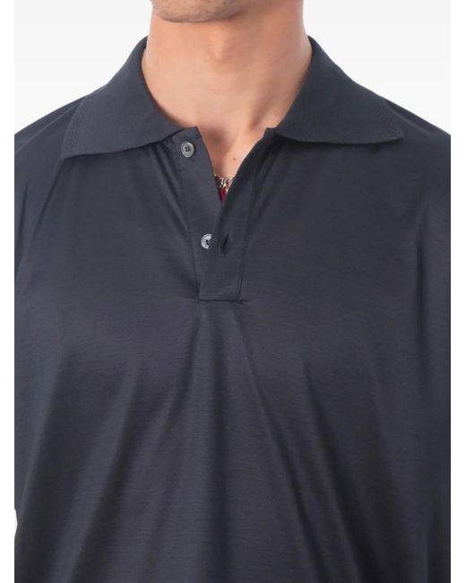 Daniele Fiesoli Blue Polo À Manches Courtes for men