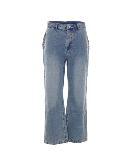DUNST Blue Straight Slack Jeans for men