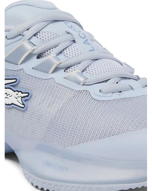 Lacoste White Ag-Lt23 Ultra Clay Court Sneakers