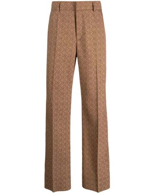 MARINE SERRE Pantalon Met Print in het Brown voor heren