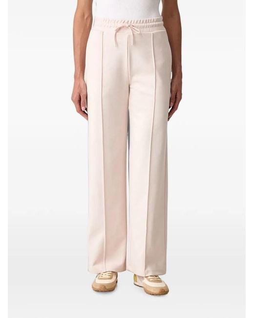 Guess Pink Drawstring Pintuck Track Pants