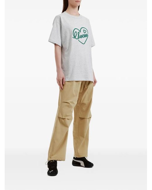 Chocoolate Natural Drawstring Trousers