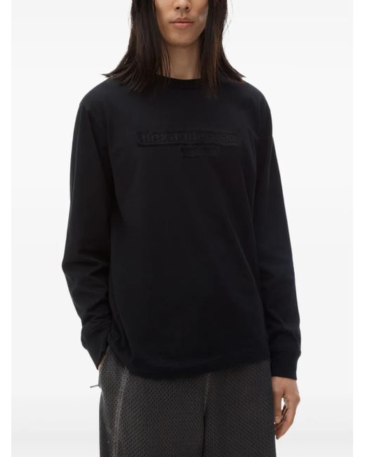 Alexander Wang ロゴ スウェットシャツ Black