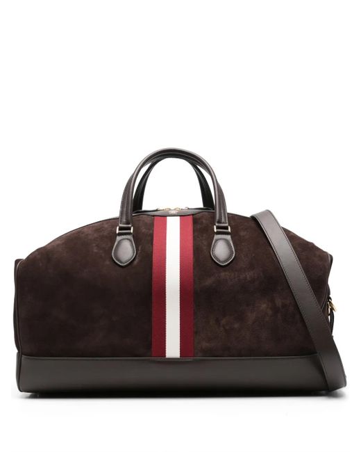 Bally Brown Beckett Week Bag for men
