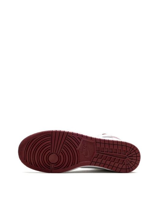 Baskets montantes Air 1 85 'Metallic Burgundy' Nike pour homme en coloris White
