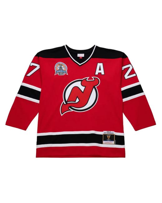Mitchell & Ness New Jersey Devils 2002/03 Scott Niedermayer Power Play Trikot in Red für Herren