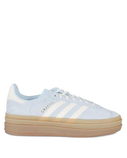 Adidas White Gazelle Bold Sneakers