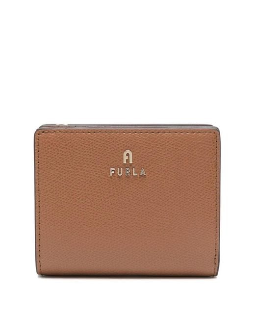 Furla Brown Camelia S Compact Wallet